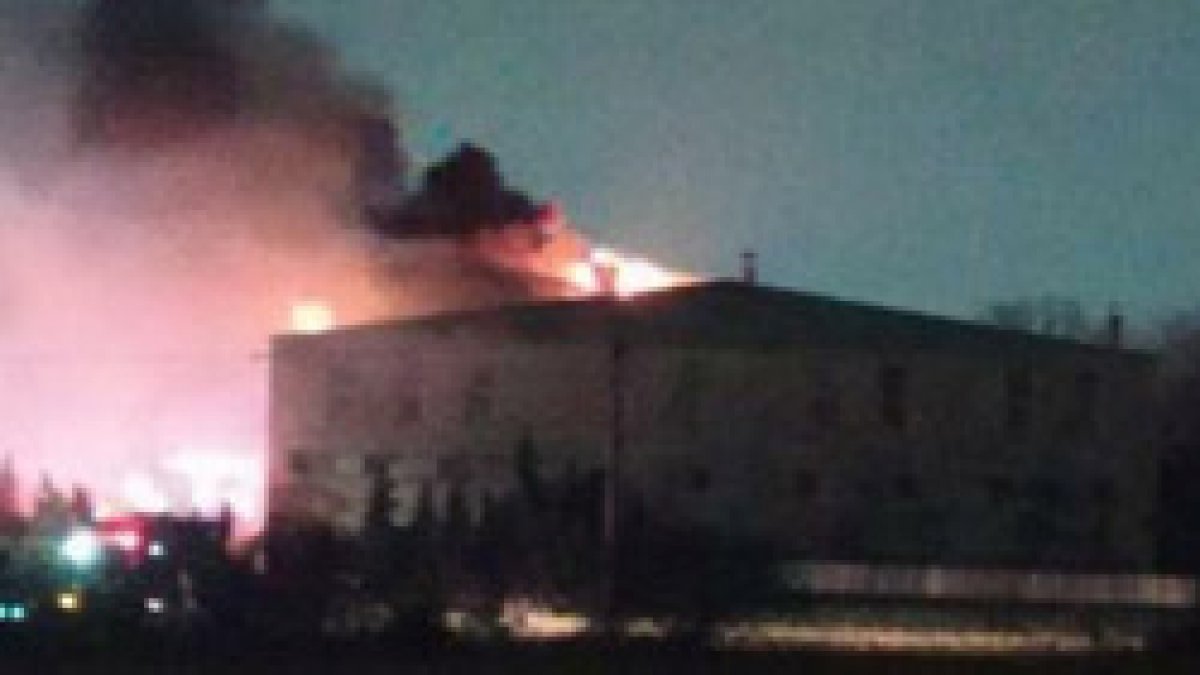 Kocaeli'de süt fabrikasında yangın: 200 güvercin telef oldu
