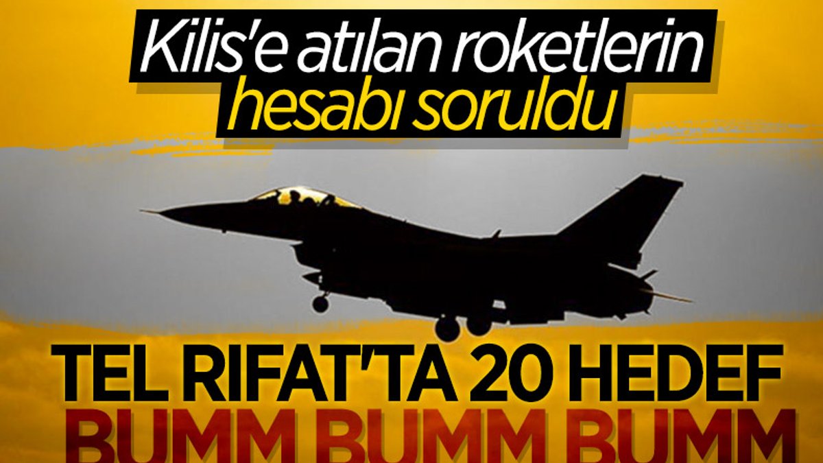 Tel Rıfat'ta 20'den fazla PKK hedefi yok edildi