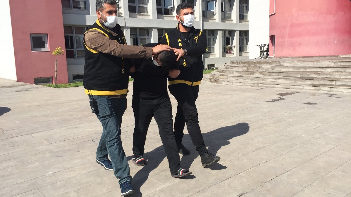 Adana'da 20 lira gasbeden zanlı tutuklandı
