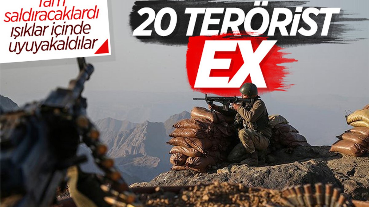 Barış Pınarı bölgesinde 20 terörist etkisiz hale getirildi
