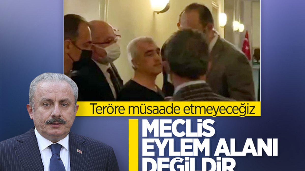 Mustafa Şentop: Meclis eylem alanı olarak kullanılamaz