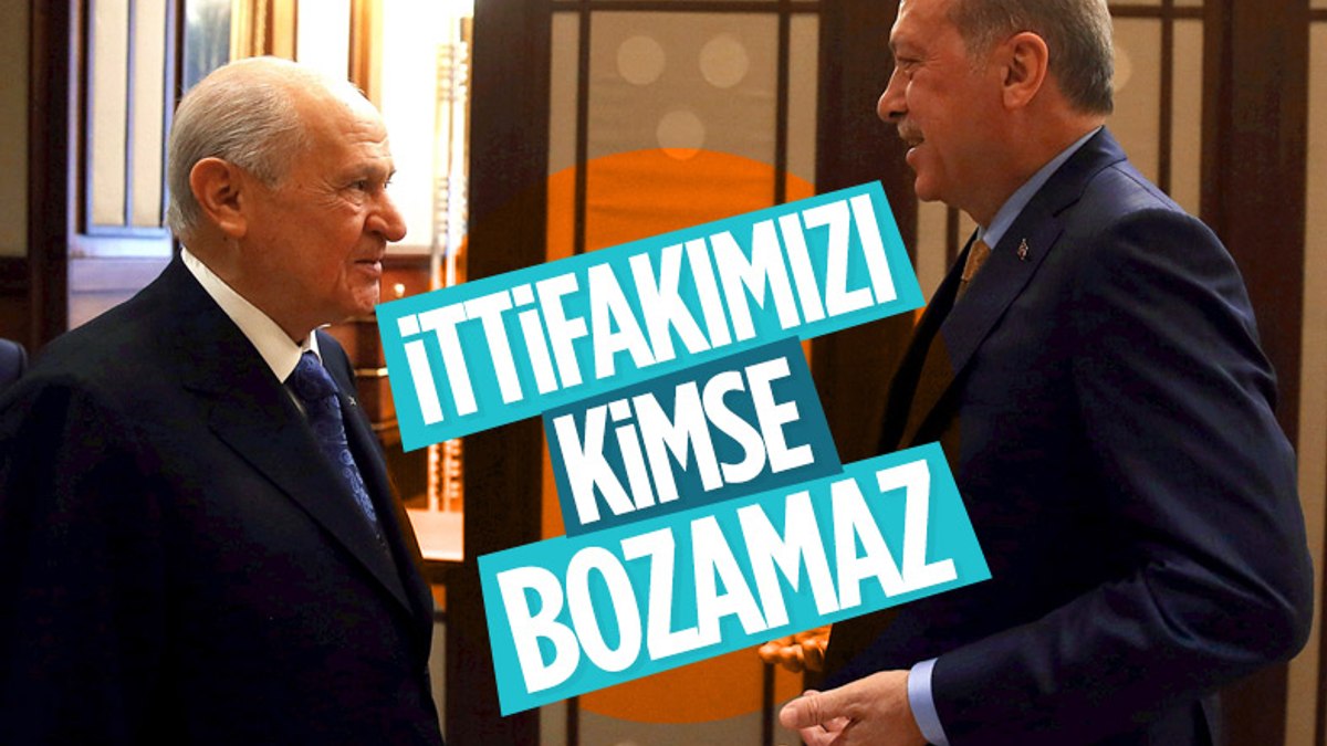 Devlet Bahçeli'den 'Cumhur İttifakı' açıklaması