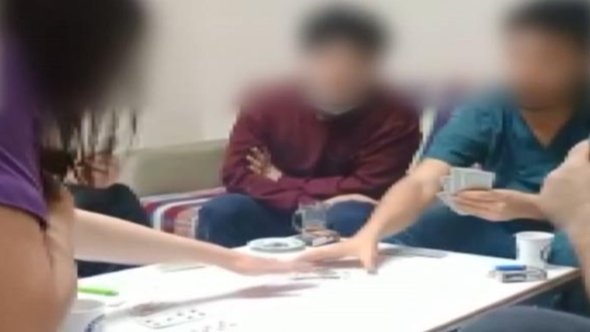 Eskişehir'de kumar oynandığı iddia edilen hastaneden yeni görüntü