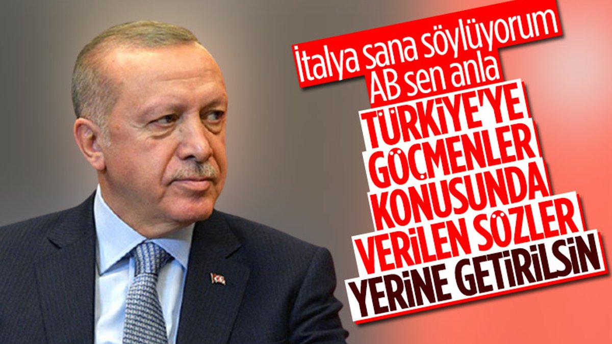 Cumhurbaşkanı Erdoğan İtalya Başbakanı ile telefonda görüştü