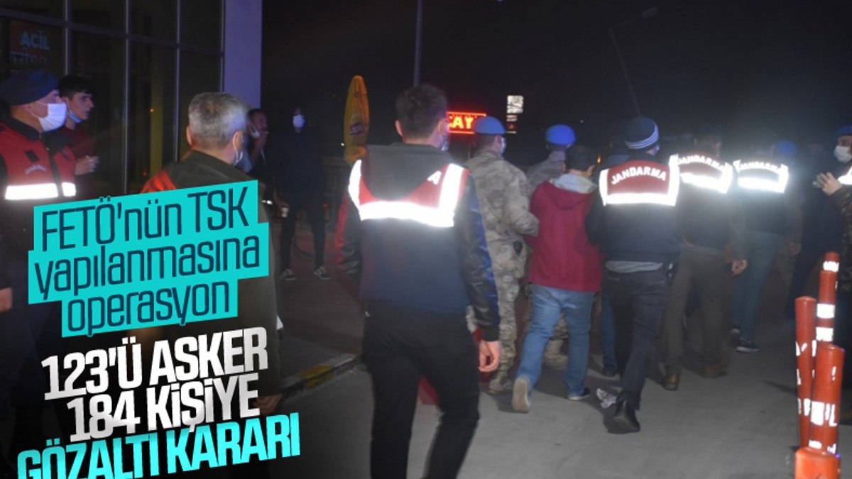İzmir merkezli 53 ilde FETÖ operasyonu: 184 gözaltı kararı