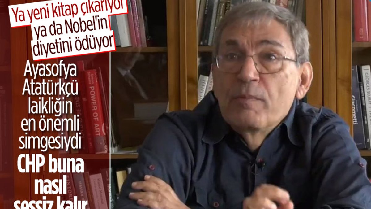 Orhan Pamuk Ayasofya için CHP'yi sessiz kalmakla suçladı