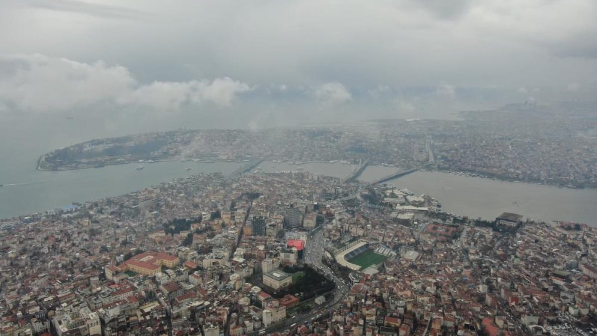 Kar yağışı sonrası İstanbul manzaraları