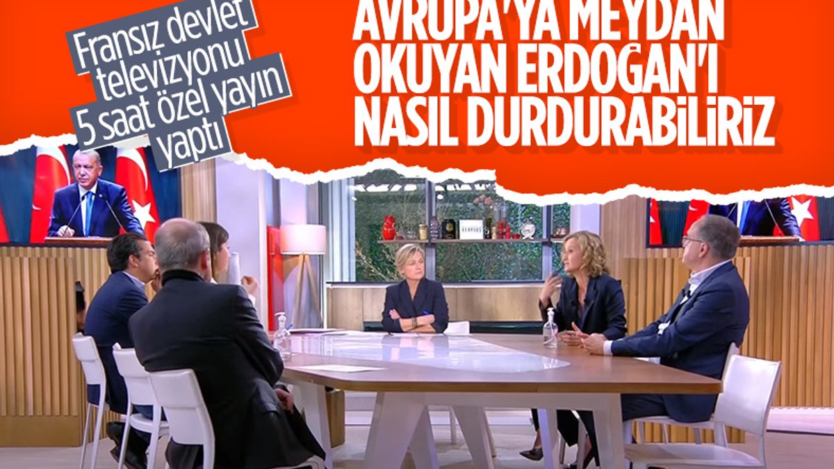 Fransız devlet televizyonunda Cumhurbaşkanı Erdoğan tartışması