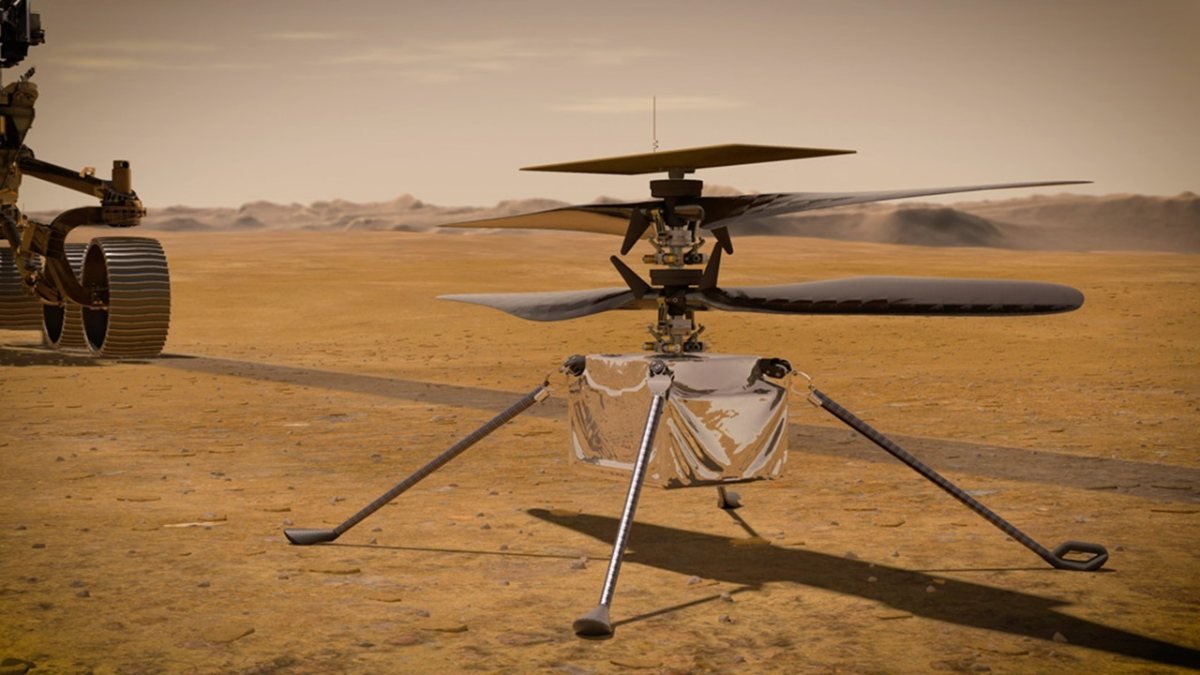 Mars'ta bulunan helikopter, uçuş pistine doğru yola çıkacak