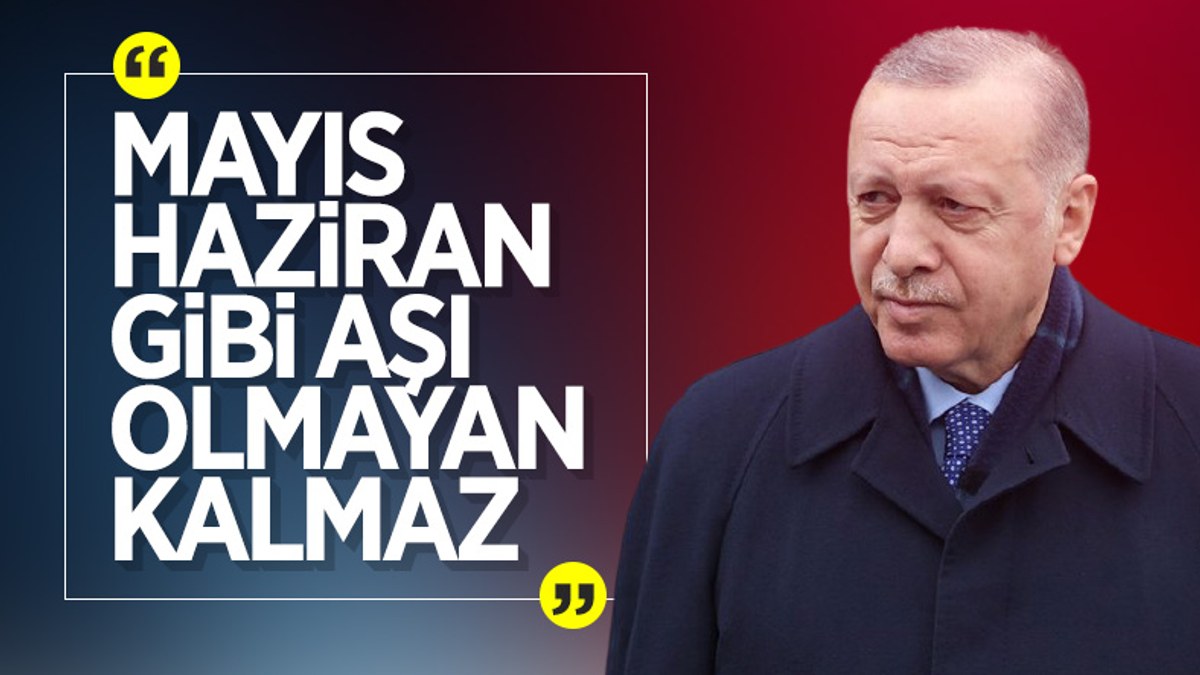 Cumhurbaşkanı Erdoğan, koronavirüs aşılama kampanyasını değerlendirdi