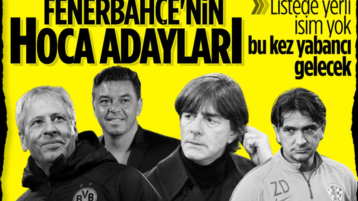 Fenerbahçe'nin teknik direktör adayları