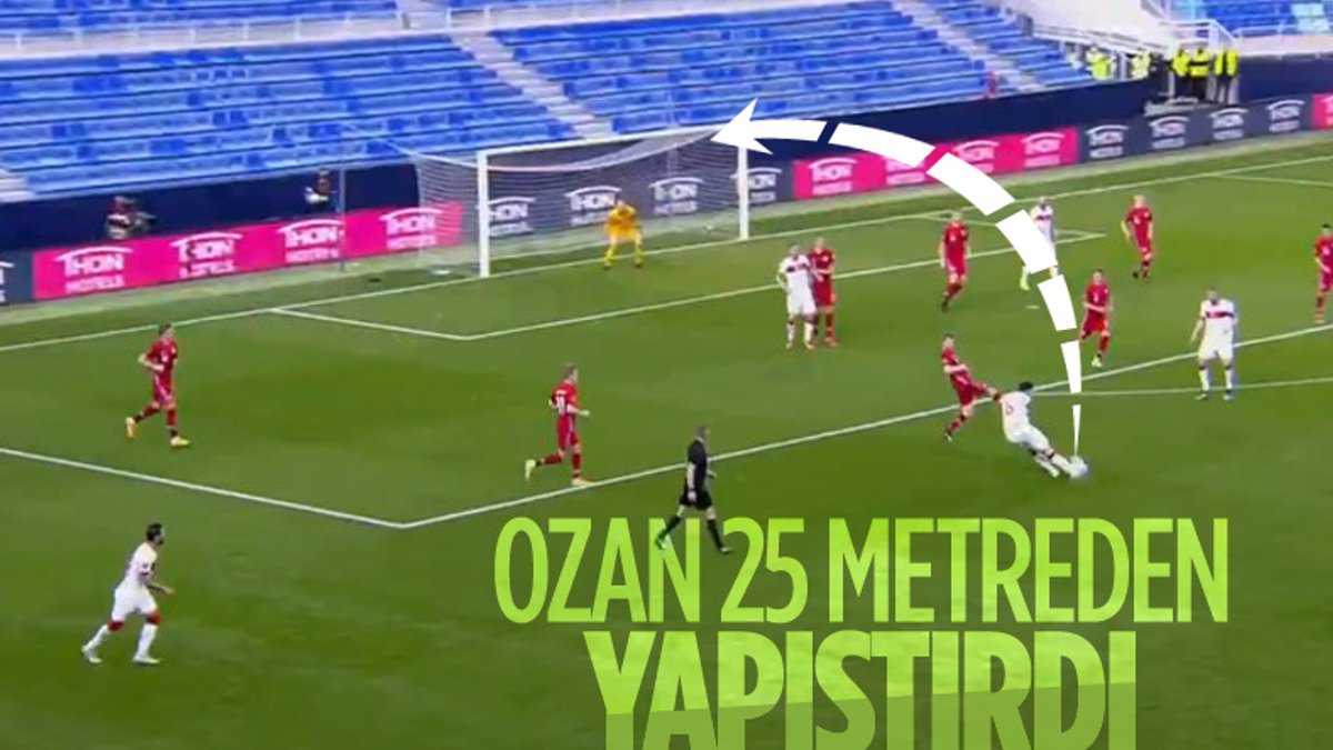 Ozan Tufan'dan Norveç'e harika gol