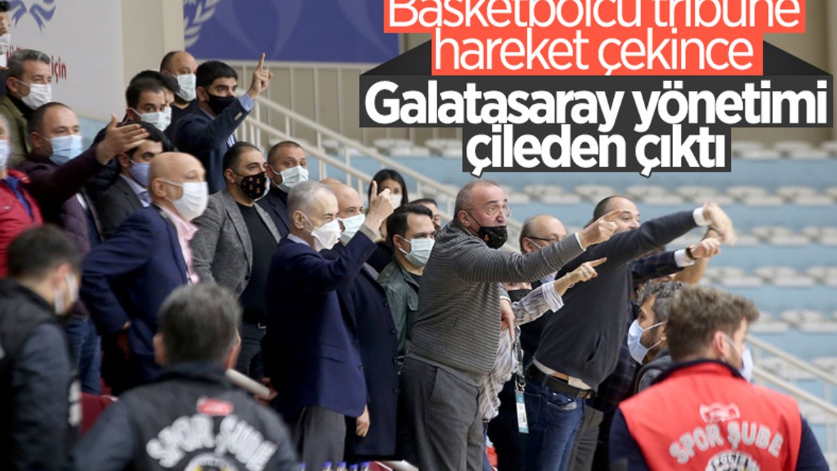 Büyükçekmece Basketbol - Galatasaray maçında olay çıktı