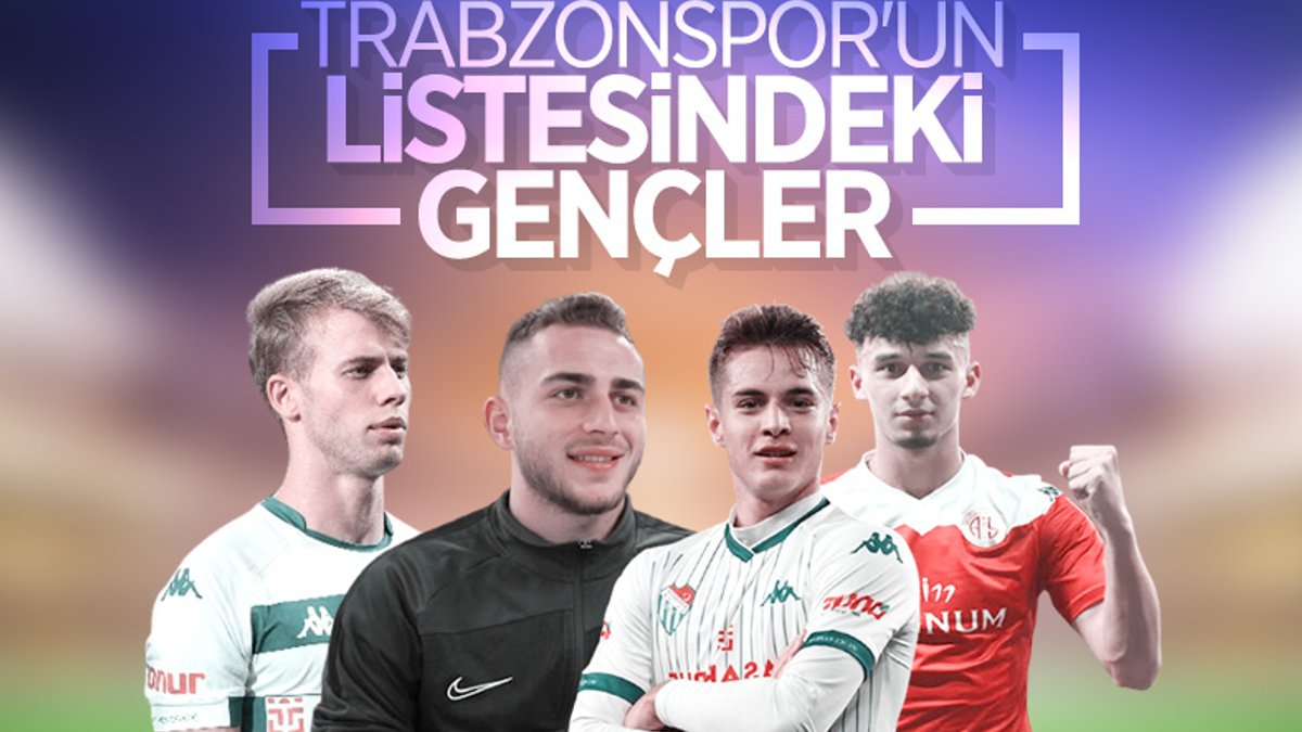 Trabzonspor'dan geleceğe yönelik 4 transfer