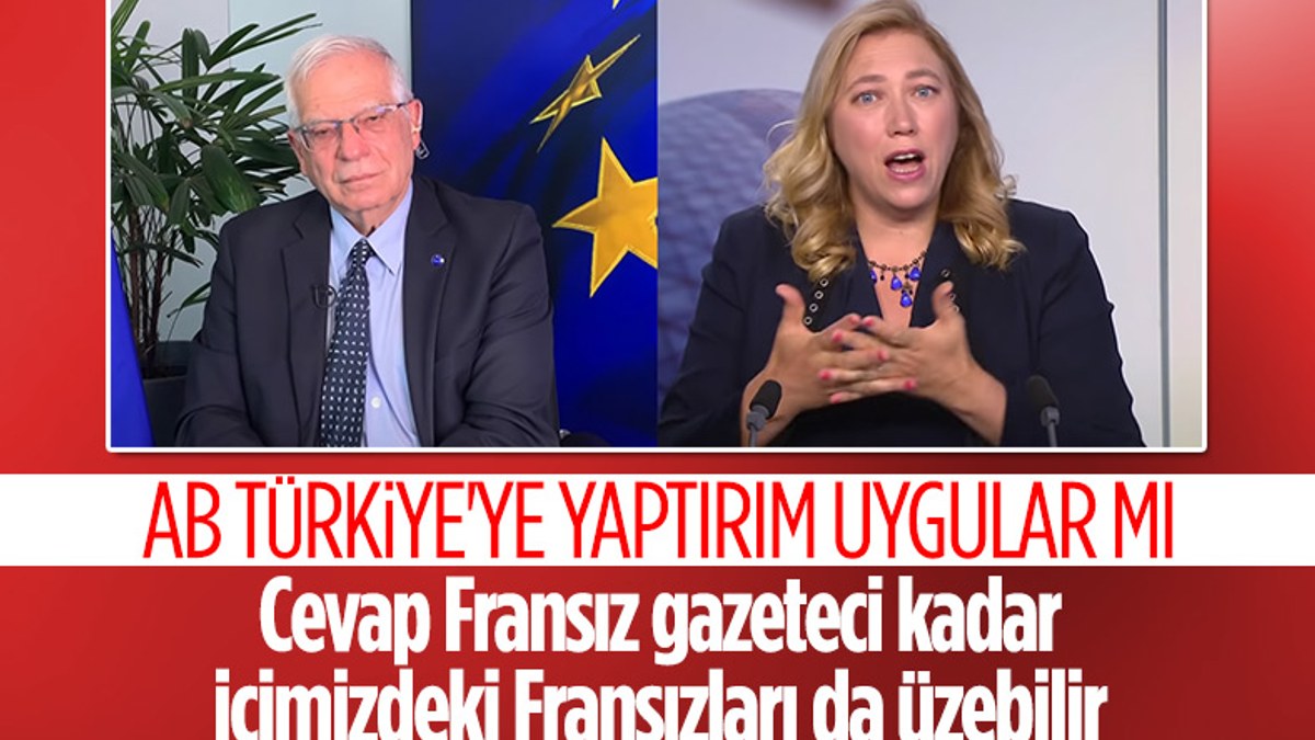 Joseph Borrell: Bana Türkiye'ye yaptırımdan bahsetmeyin