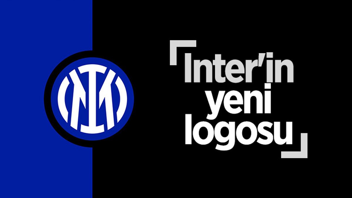 Inter logosunu değiştirdi