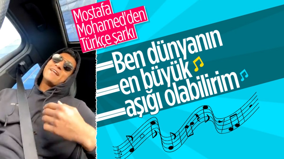 Mostafa Mohamed'in Türkçe şarkı performansı