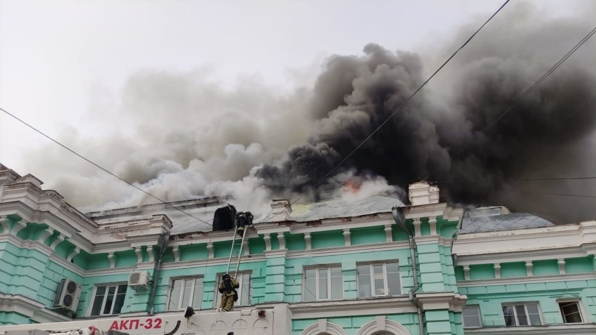 Rusya’da kalp ameliyatı çıkan yangına rağmen devam etti