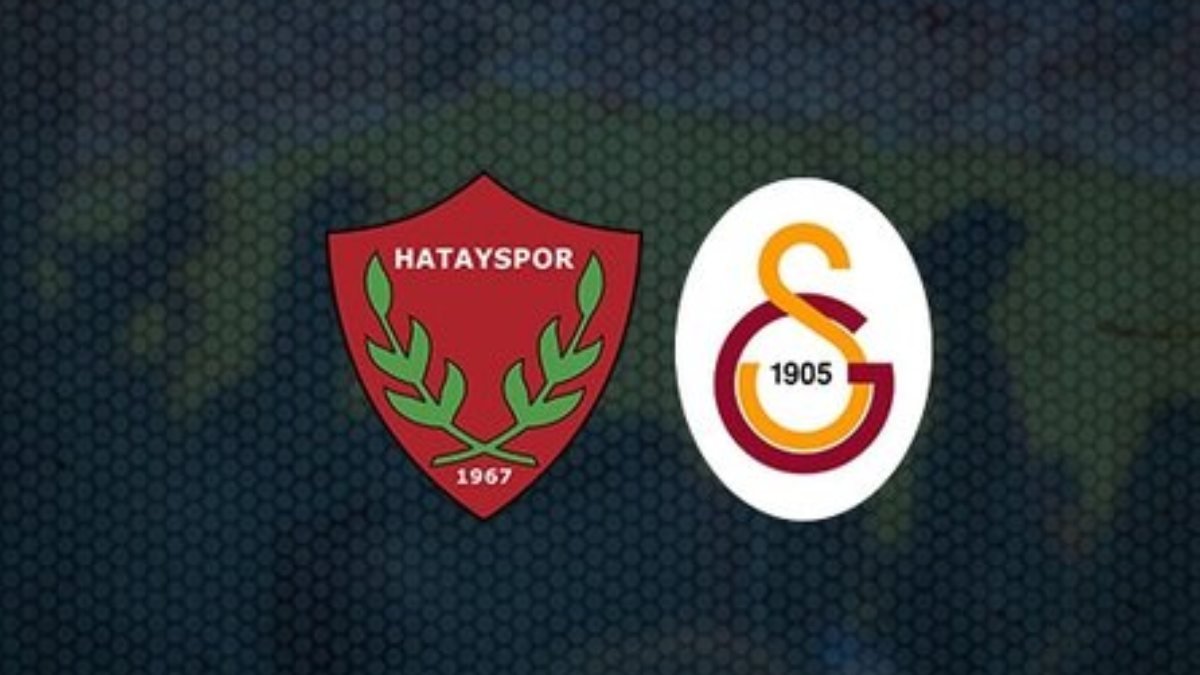 Hatayspor-Galatasaray maçının ilk 11'leri