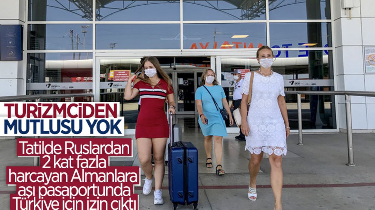 Aşı pasaportu olan Alman turistler, Türkiye'de tatil yapabilecek