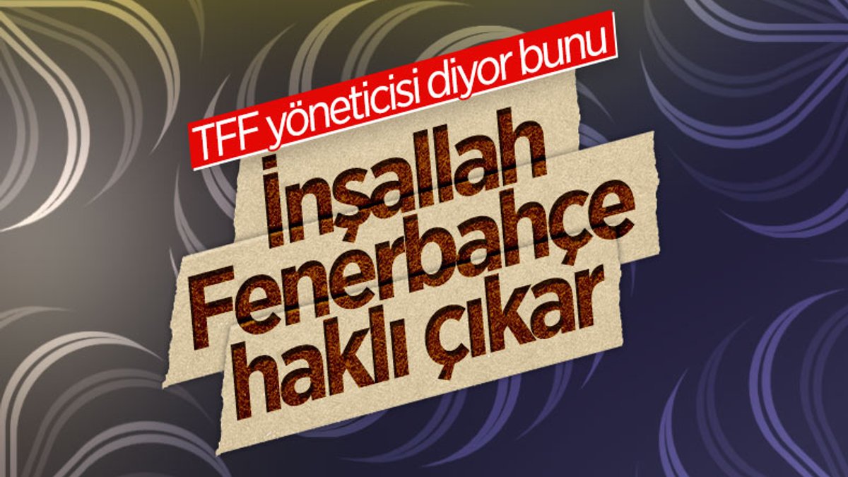 Selim Soydan: Fenerbahçe inşallah haklı çıkar