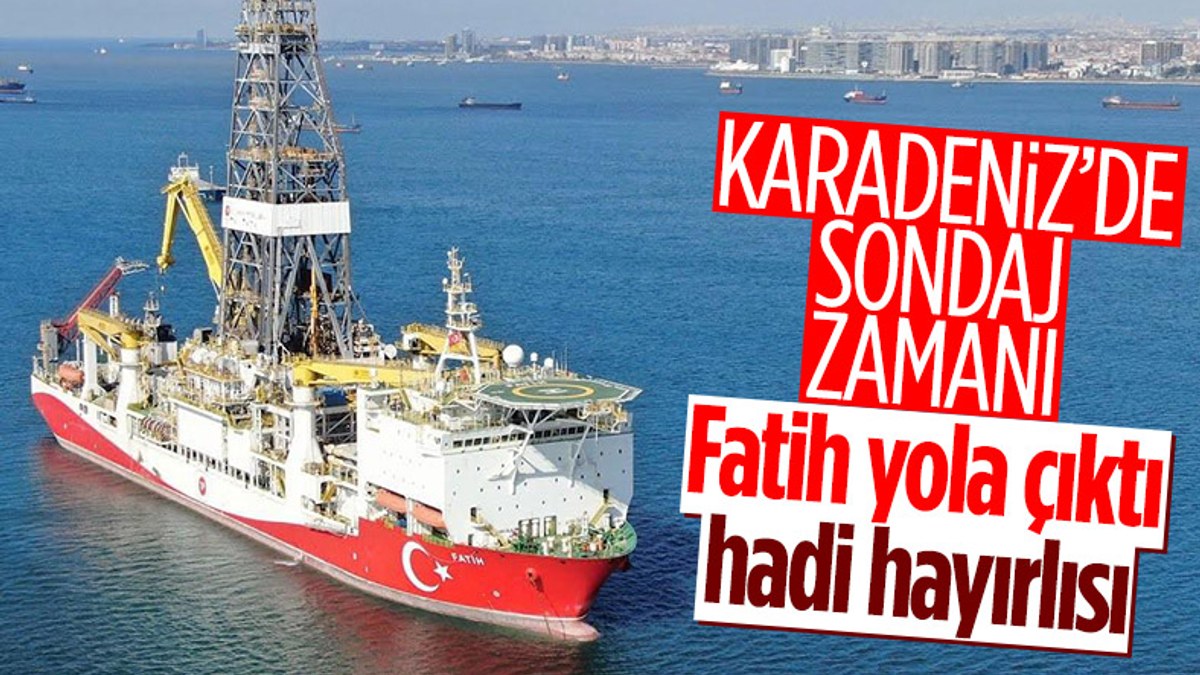 Fatih sondaj gemisi yeni kuyuları araştırmak için açıldı