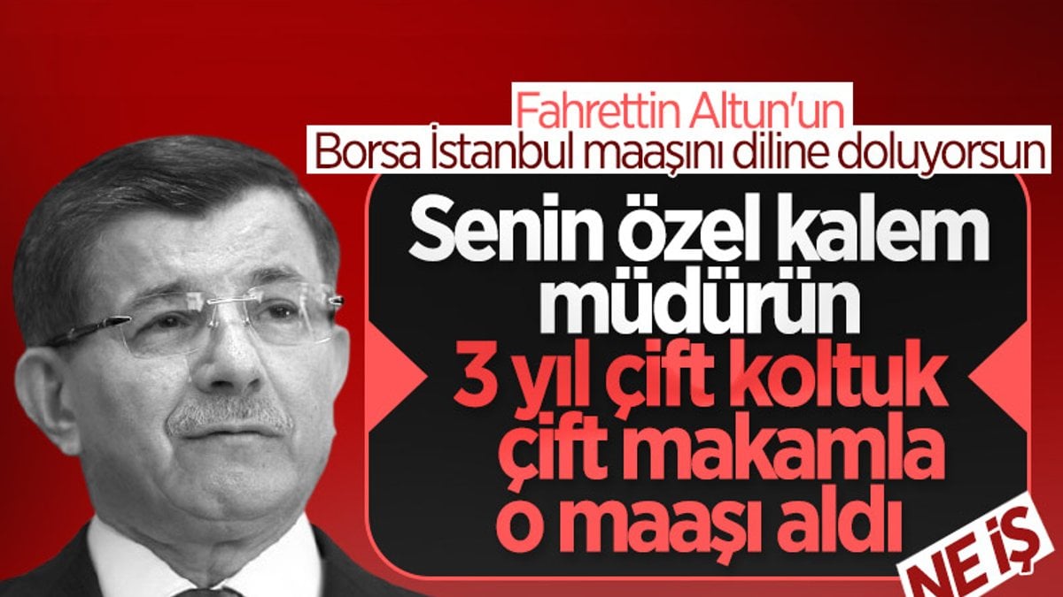 Ahmet Davutoğlu'nun özel kalem müdürünün Borsa İstanbul'da görev yaptığı ortaya çıktı