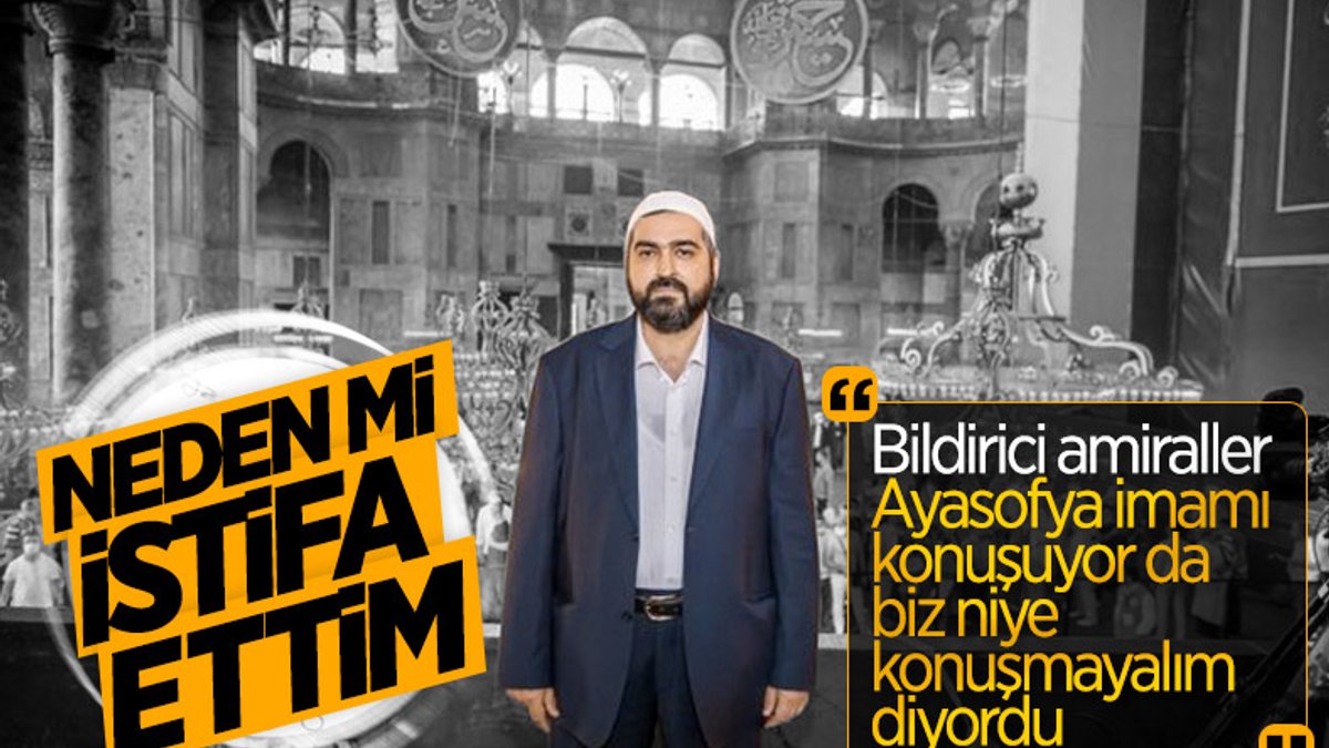 Ayasofya İmamı Mehmet Boynukalın'dan açıklama