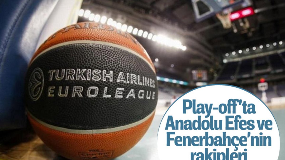 EuroLeague'de Andolu Efes ve Fenerbahçe'nin rakipleri belli oldu
