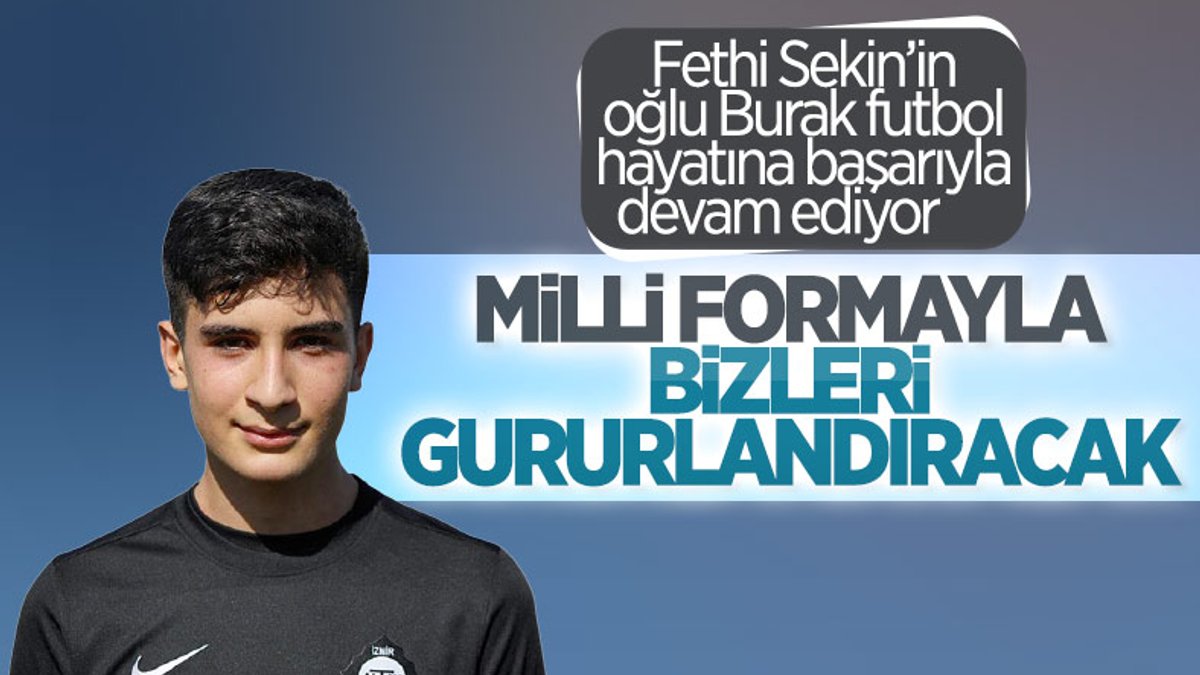 Şehit Fethi Sekin'in oğlu Burak Tolunay U16 Milli Takımı'na çağırıldı