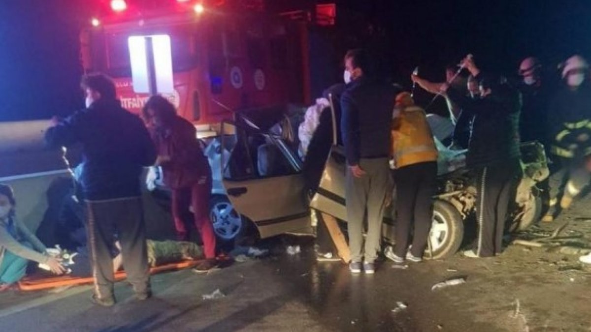 Antalya’da trafik kazası: 2 ölü