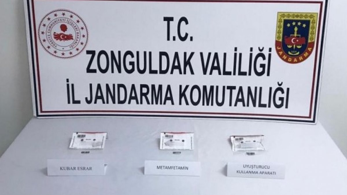 Zonguldak'ta jandarmadan uyuşturucu operasyonu