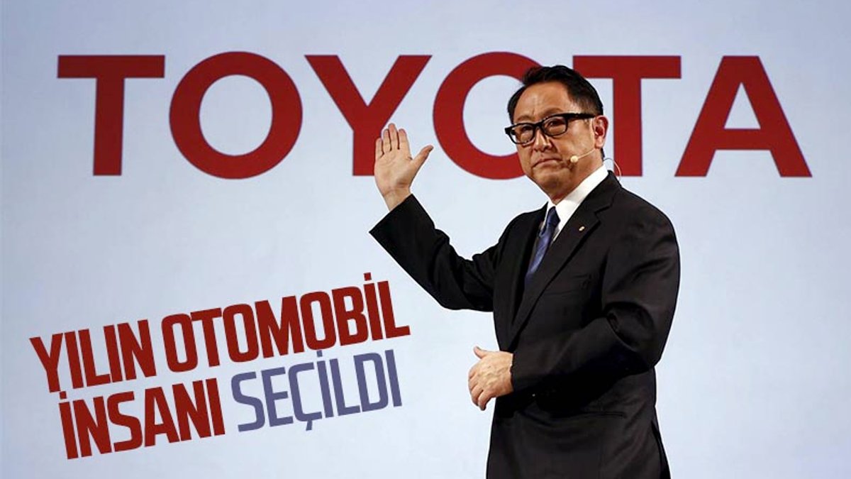 Toyota CEO'su Akio Toyoda, yılın otomobil insanı seçildi