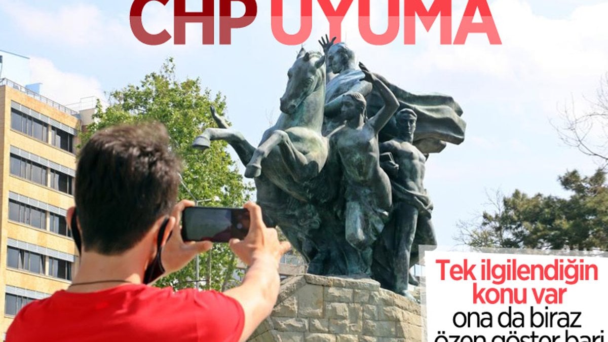 Antalyalılardan bakımsız heykel tepkisi