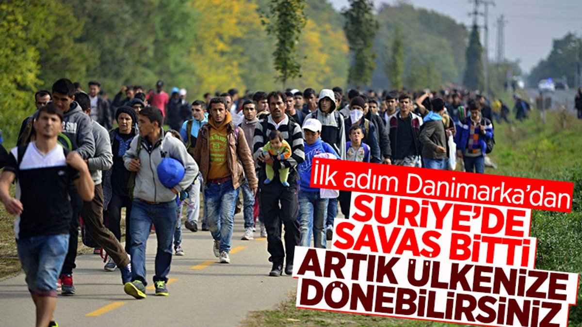 Danimarka, Suriyeli sığınmacıların oturma izinlerini iptal ediyor
