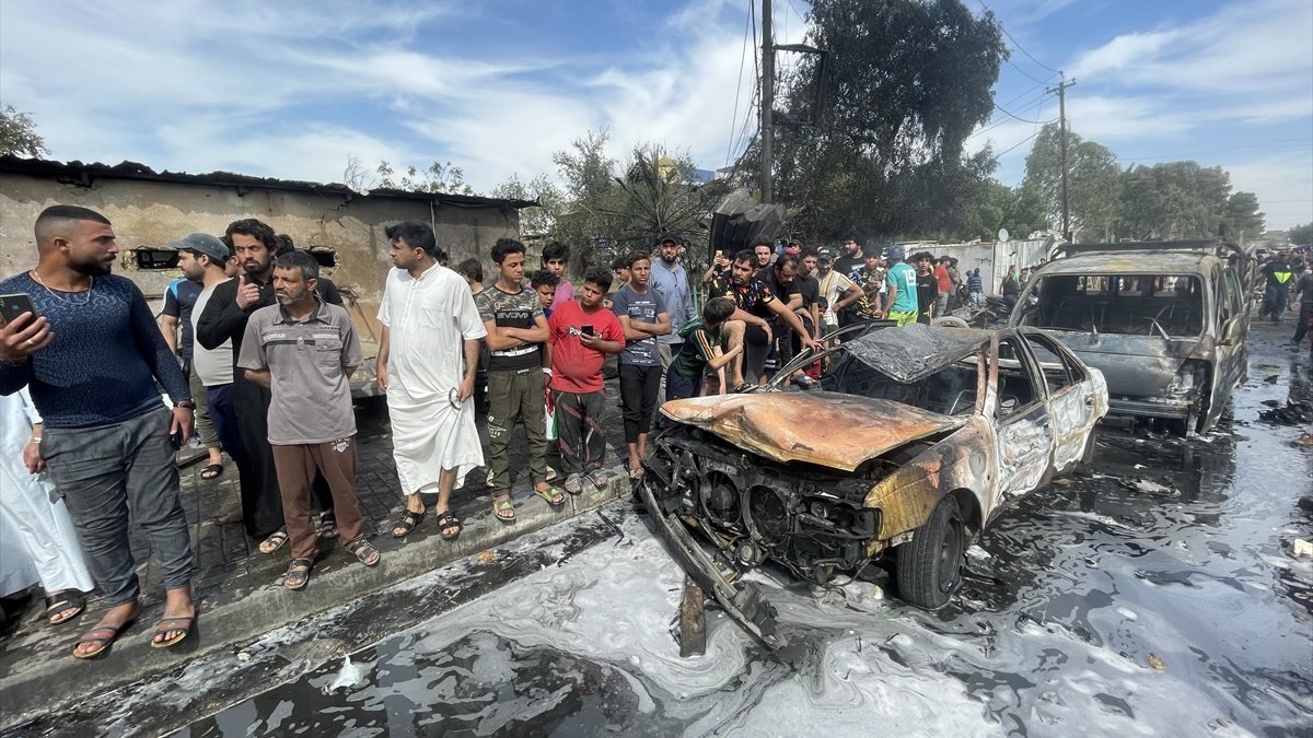 Bağdat'ta bomba yüklü araç patladı