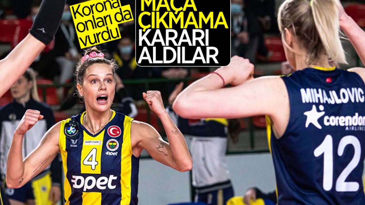 Fenerbahçe Kadın Voleybol Takımı maça çıkmama kararı aldı