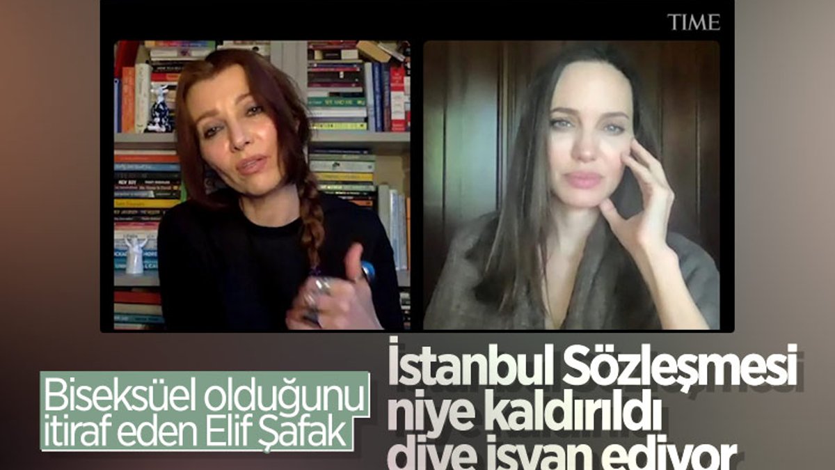Elif Şafak, Türkiye'nin İstanbul Sözleşmesi'nden ayrılmasını Angelina Jolie'ye şikayet etti