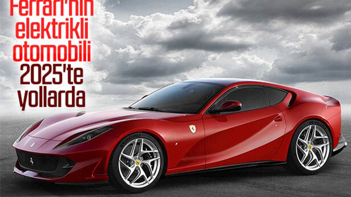 Ferrari'nin ilk elektrikli modeli 2025'te geliyor