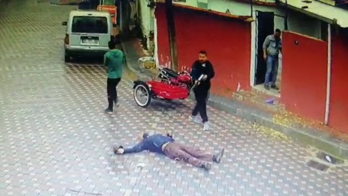 İzmir'de cinayet güvenlik kamerasında