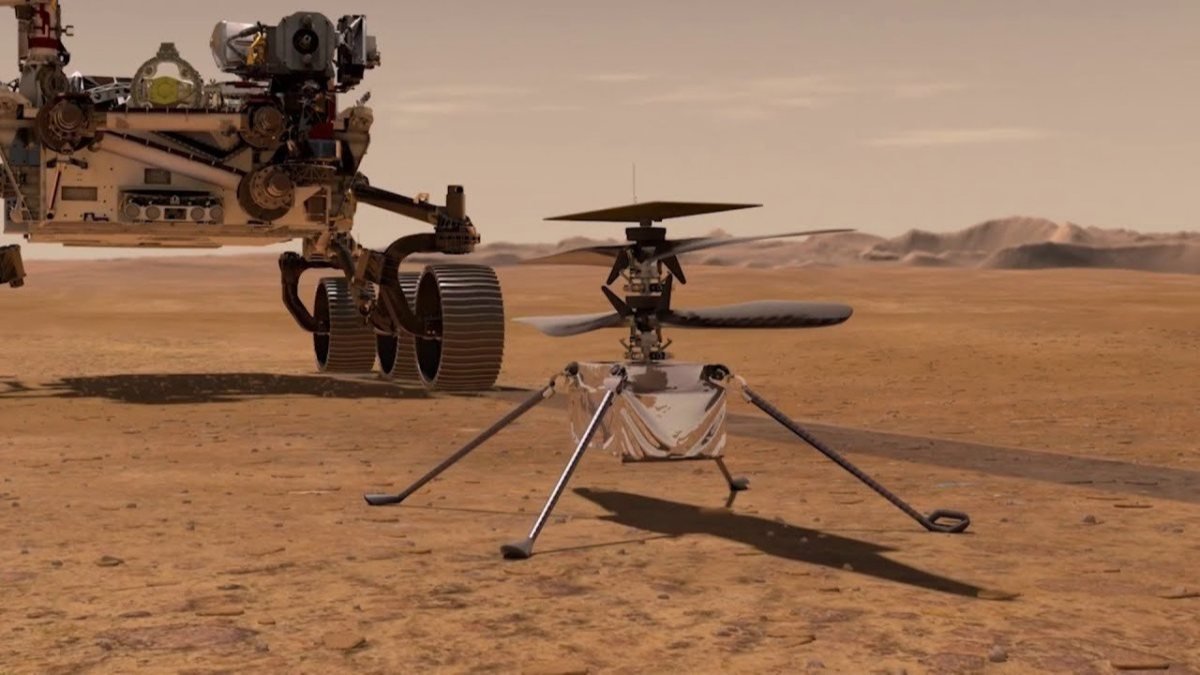 NASA'nın Mars helikopteri Ingenuity havalandı