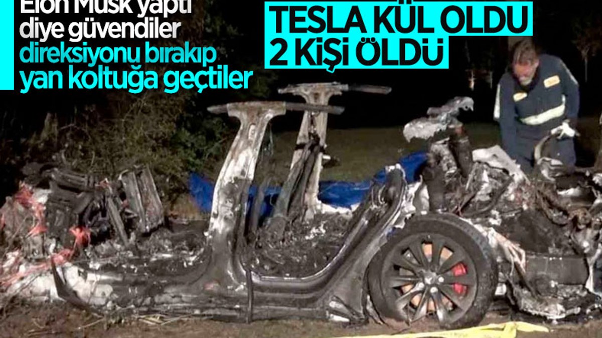 Tesla'nın otomatik sürüş sistemi nedeniyle 2 kişi öldü