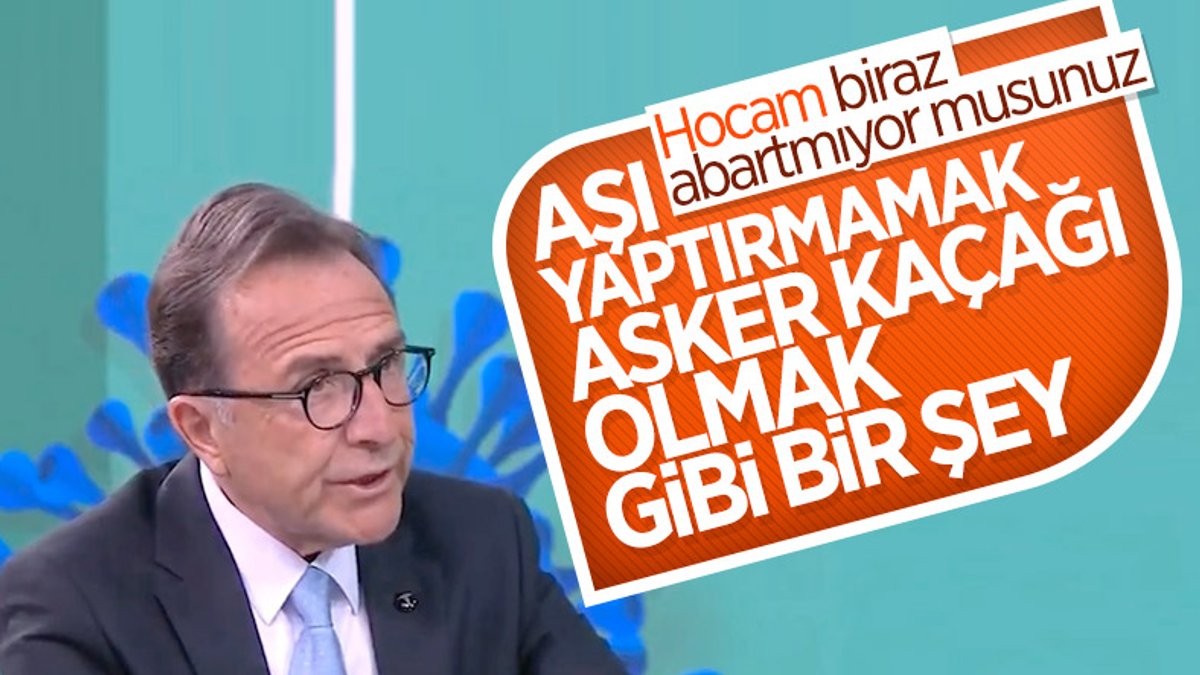 Osman Müftüoğlu: Aşı yaptırmamak asker kaçağı olmak gibi