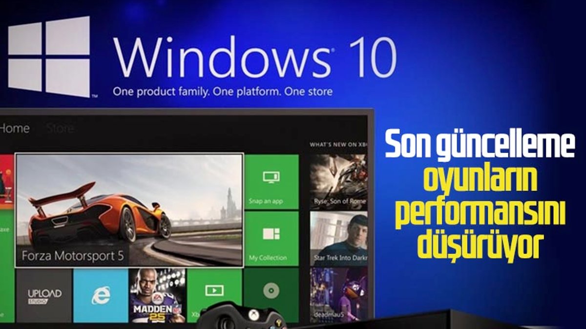 Son Windows 10 güncellemesi oyun performanslarını düşürüyor