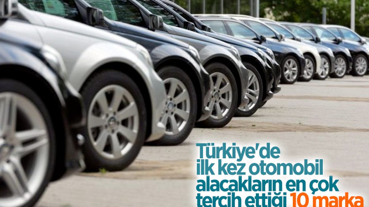 Türkiye'de ilk kez otomobil alacakların tercih ettiği markalar