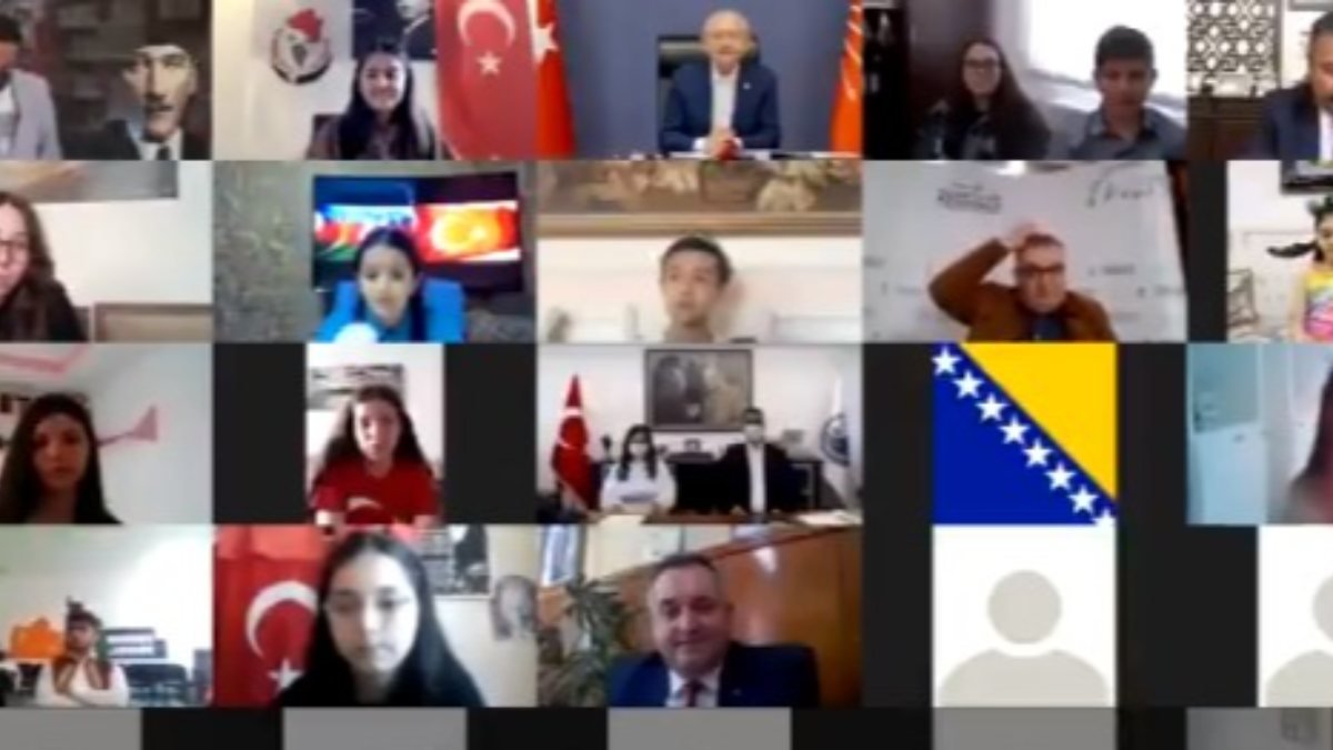 Kemal Kılıçdaroğlu, 23 Nisan dolayısıyla çocuklarla bayramlaştı