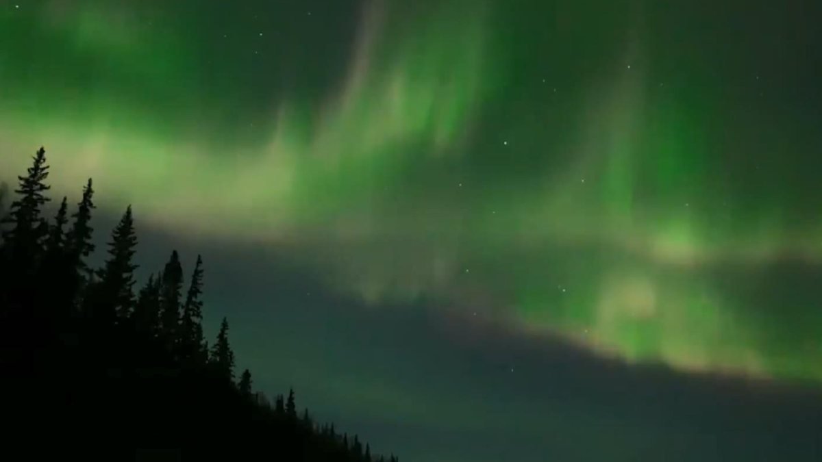 Alaska'da Kuzey Işıkları'nın büyüleyici dansı