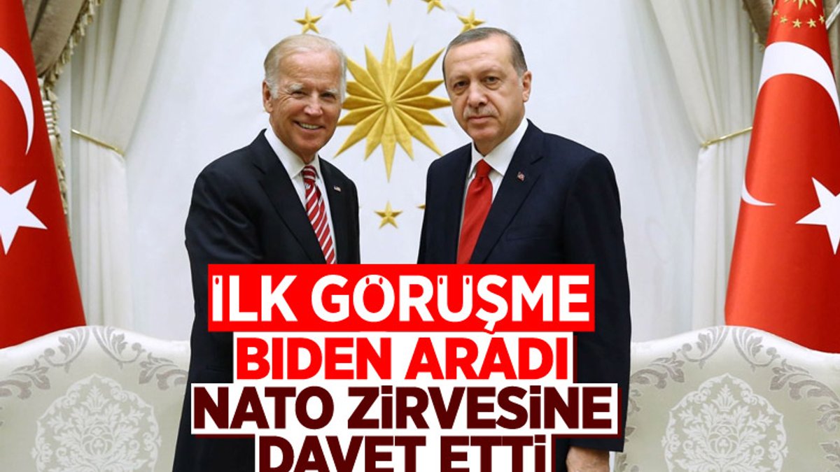 Cumhurbaşkanı Erdoğan, Joe Biden'la görüştü
