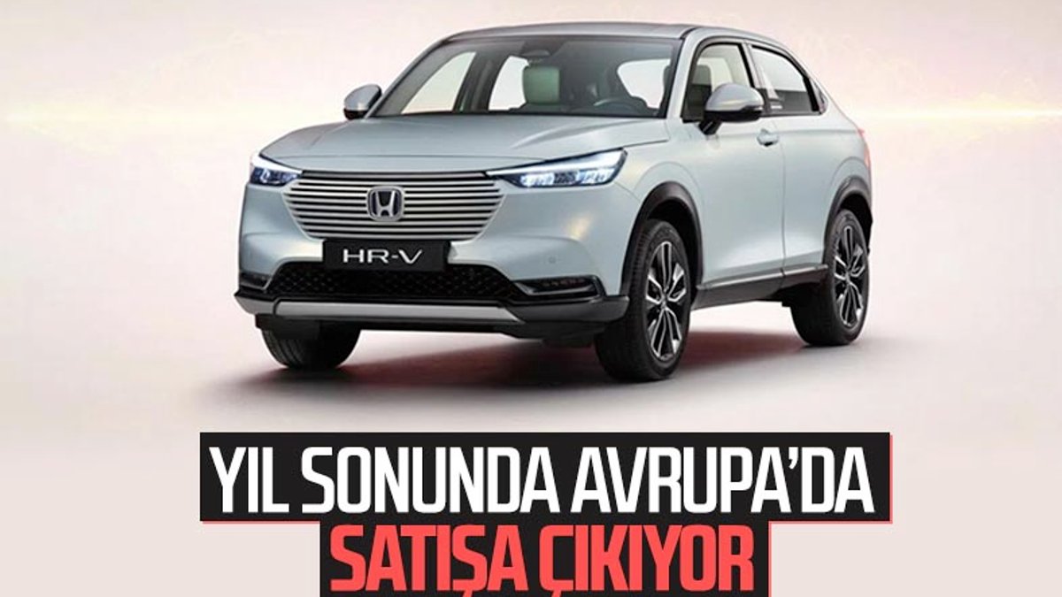 Honda'nın ilk hibrit SUV modeli yeni HR-V, yıl sonunda Avrupa'da