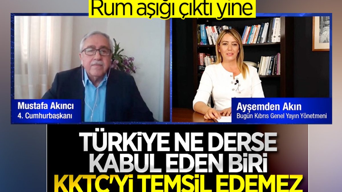 Mustafa Akıncı: Ersin Tatar, Kıbrıslı Türkleri temsil etmiyor